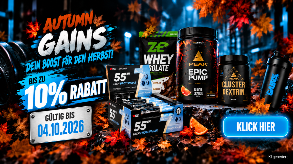 AUTUMN GAINS – bis zu 10 % Rabatt, gültig bis 04.10.2026