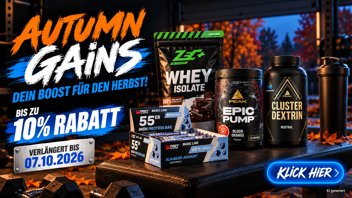 AUTUMN GAINS – bis zu 10 % Rabatt, verlängert bis 07.10.2026