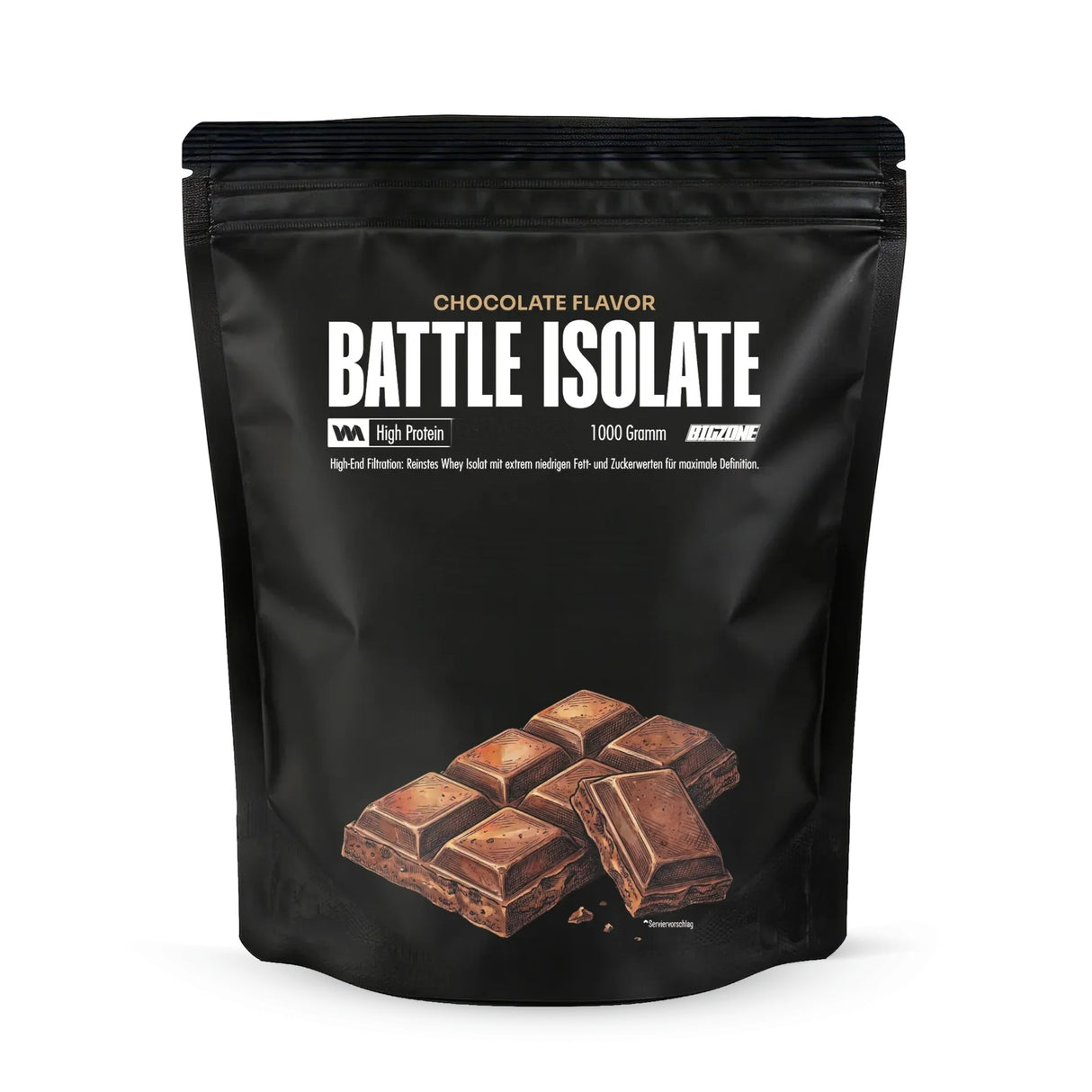 Big Zone - Battle Isolate Whey - 1000g Beutel Big Zone Schoko