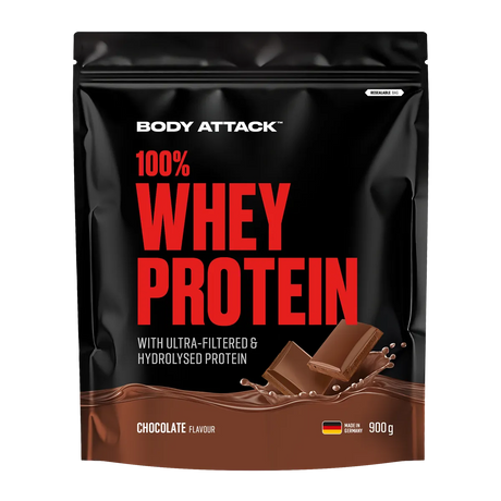 Body Attack - 100% Whey Protein - 900g Body Attack Chocolate