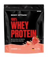 Body Attack - 100% Whey Protein - 900g Body Attack Strawberry