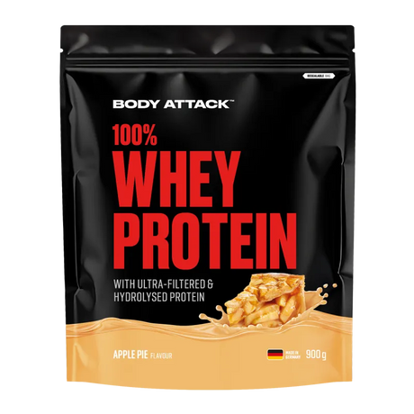 Body Attack - 100% Whey Protein - 900g Body Attack Apple Pie