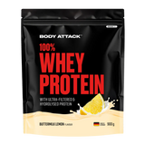 Body Attack - 100% Whey Protein - 900g Body Attack Buttermilk Lemon