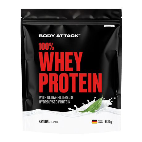 Body Attack - 100% Whey Protein - 900g Body Attack Natural-Neutral