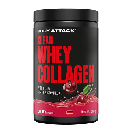 Body Attack - Clear Whey Collagen - 300g Dose Body Attack Cherry
