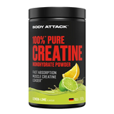 Body Attack - 100% Pure Creatine Monohydrate Flavoured - 500g Dose Body Attack Lemon Lime