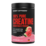 Body Attack - 100% Pure Creatine Monohydrate Flavoured - 500g Dose Body Attack Watermelon