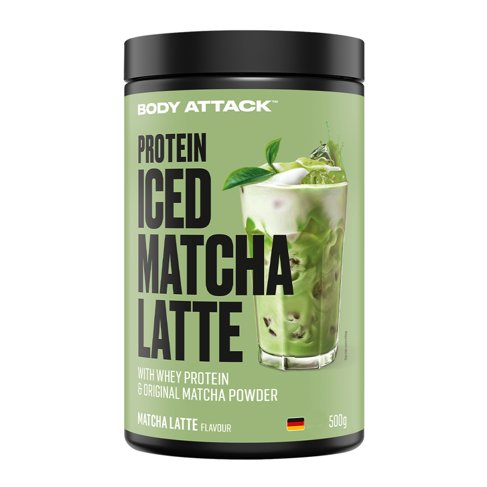 Body Attack - Protein Iced Matcha Latte - 500g Dose Body Attack Matcha Latte