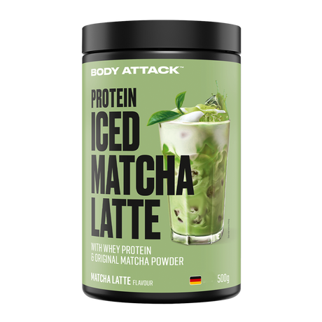 Body Attack - Protein Iced Matcha Latte - 500g Dose Body Attack Matcha Latte