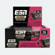 ESN - Designer Bar - Karton 12 x 45g Riegel ESN Dark Chocolate Raspberry