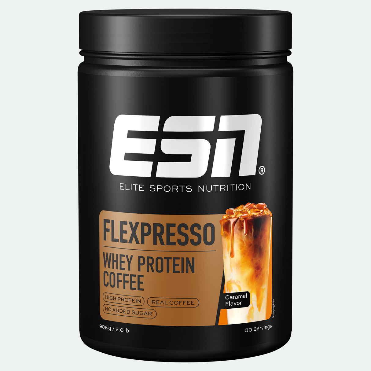 ESN - Flexpresso Protein Kaffee - 908g Dose ESN Caramel