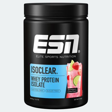 ESN - Isoclear Whey Isolat - 908g Dose ESN Strawberry Lime