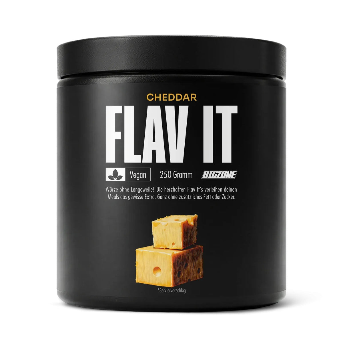Big Zone - FLAV IT - 250g Dose Big Zone Herzhaft: Cheddar