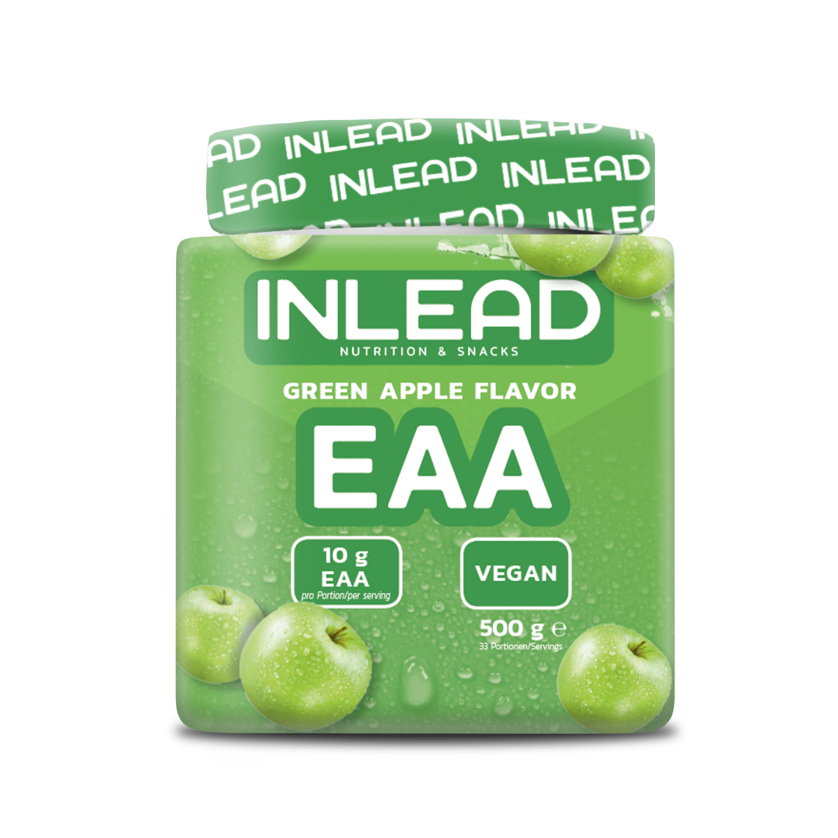 Inlead Nutrition - EAA Pulver - 500g Dose Inlead Green Apple