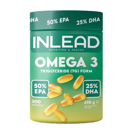 Inlead Nutrition - Omega 3 Triglyceride - 300 Kapseln Inlead