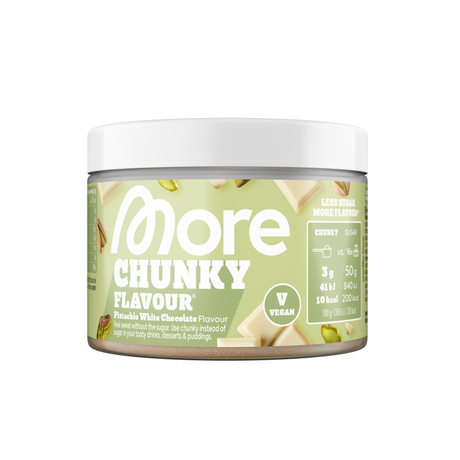 More Nutrition - Chunky Flavour - 150g Dose More Nutrition Pistachio White Chocolate