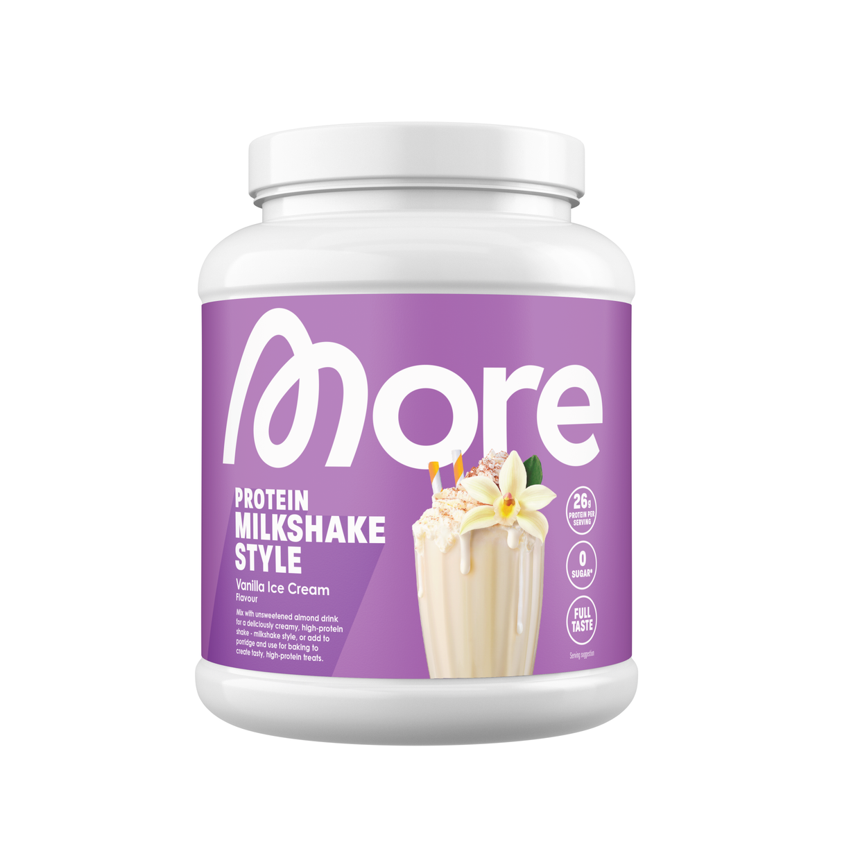 More Nutrition - Protein - 600g Dose More Nutrition Vanilla Ice Cream