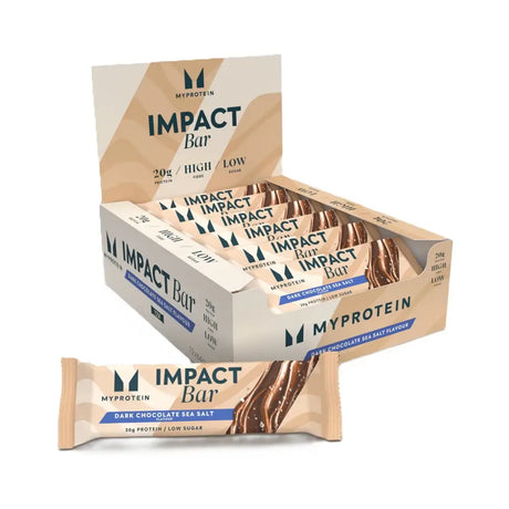Myprotein - Impact Protein Bar - Karton 12 x 64g Riegel Myprotein Dark Chocolate Sea Salt