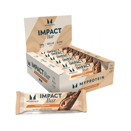 Myprotein - Impact Protein Bar - Karton 12 x 64g Riegel Myprotein Fudge Brownie