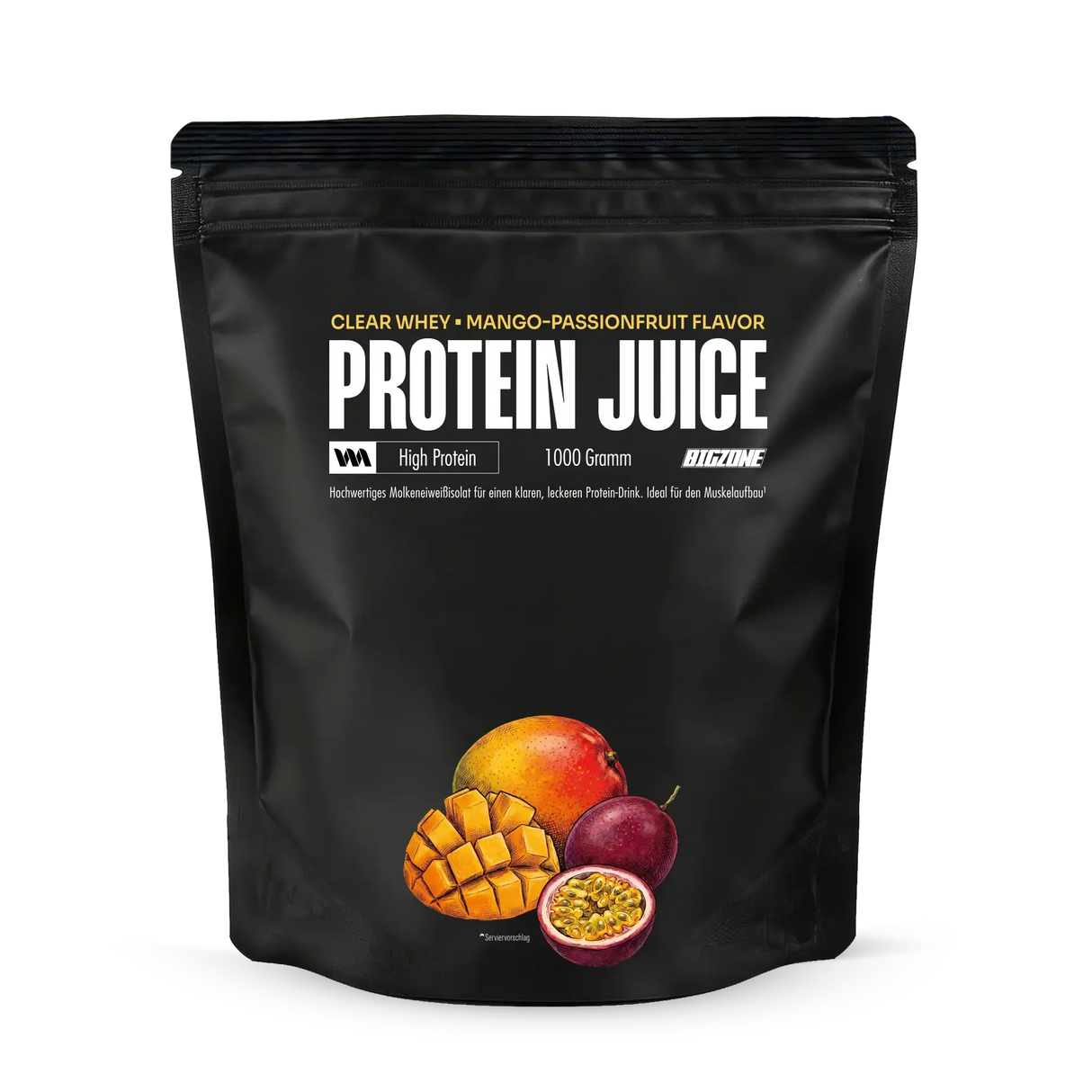 Big Zone - Clear Whey Protein Juice - 1000g Beutel Big Zone Mango-Maracuja