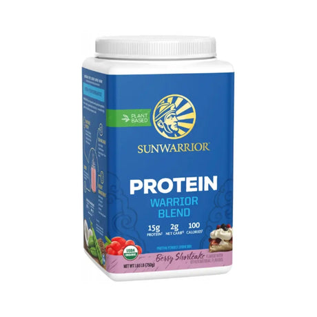 Sunwarrior - Warrior Blend Organic Protein - 750g Sunwarrior Berry Shortcake