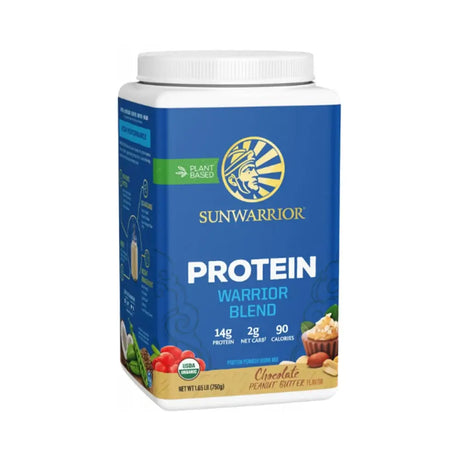 Sunwarrior - Warrior Blend Organic Protein - 750g Sunwarrior Chocolate Peanut Butter