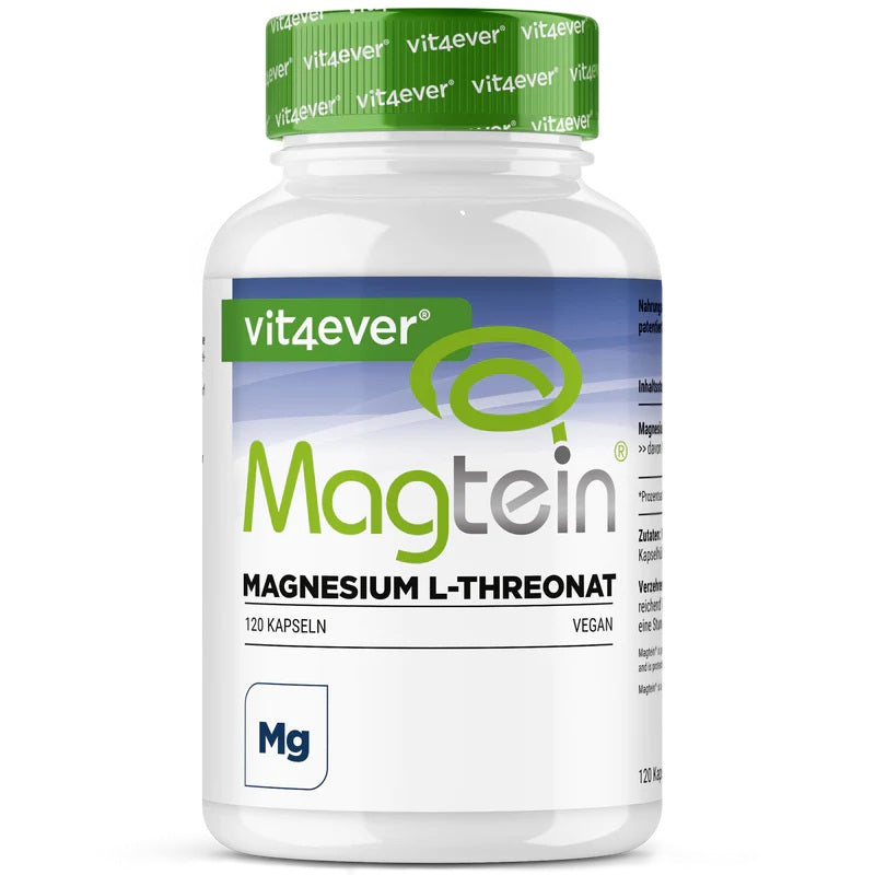 Vit4ever - Magtein Magnesium L-Threonat - 120 Kapseln Vit4ever