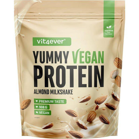 Vit4ever - Yummy Vegan Protein - 908g Beutel Vit4ever Almond Milkshake